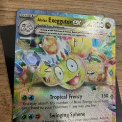 Pokemon Card Alolan Exeggutor EX Surging Sparks 133/191 Double Rare NM Condition - Image 5