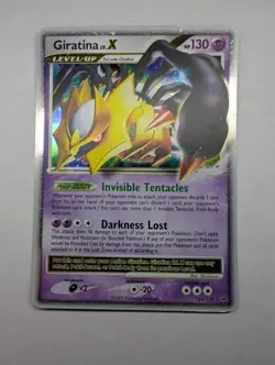 Holographic Giratina X 124/127 Pokemon Card - Image 1