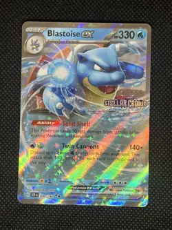 Blastoise ex (Stellar Crown Stamp) 030/142 Miscellaneous Cards & Products Holo - Image 1