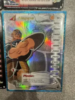 DBZ CCG Rare Nappa Card LOT + Nappa Foil Dragon Ball Score Z TCG Nappa Set - Image 2