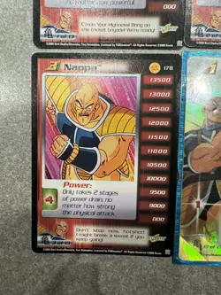 DBZ CCG Rare Nappa Card LOT + Nappa Foil Dragon Ball Score Z TCG Nappa Set - Image 5