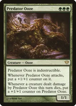 Predator Ooze [Dark Ascension] Magic MTG - Image 1