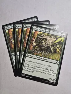 x4 NM (Playset, 4x) Great Forest Druid, MTG, Lorwyn Eclipsed, Magic, 178 - Image 1