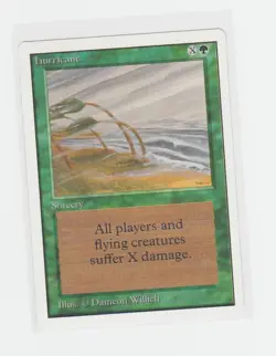 Magic the Gathering ~ MTG ~ 1x Hurricane ~ UNLIMITED ~ M/NM ~ - Image 1