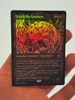 1X FOIL Toxrill, the Corrosive SHOWCASE MINT MTG Magic VOW Innistrad Crimson EDH - Image 1