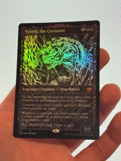 1X FOIL Toxrill, the Corrosive SHOWCASE MINT MTG Magic VOW Innistrad Crimson EDH - Image 2