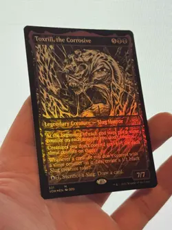 1X FOIL Toxrill, the Corrosive SHOWCASE MINT MTG Magic VOW Innistrad Crimson EDH - Image 3