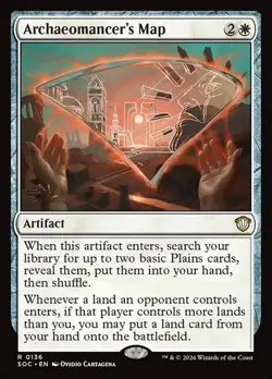 Archaeomancer's Map SOC NM MTG - Image 1