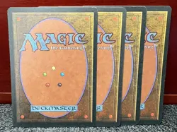 Vintage 1994 Revised Edition 3ED 4x {{{ Plains }}} #293~w/Trees~L@@K - Image 2