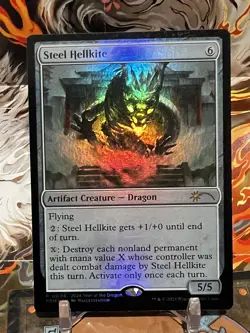 MTG | MTG - Steel Hellkite (Year of the Dragon Foil APAC Promo) ✨FOIL✨ - Image 1