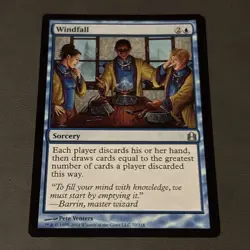 Windfall Commander (#70) MTG Magic the Gathering Free Shipping - Image 1