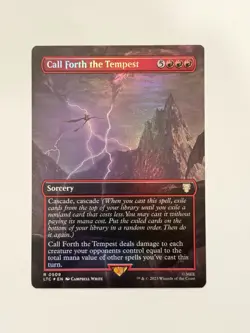 Call Forth the Tempest (Borderless) Commander: the Lord of the Ri - Image 1