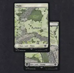 Plains & Swamp #272, 276 Full Art 2x Lands Lord of the Rings MTG Magic Gathering - Image 1