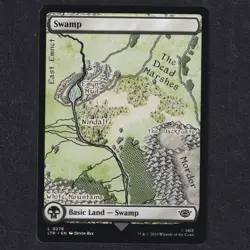 Plains & Swamp #272, 276 Full Art 2x Lands Lord of the Rings MTG Magic Gathering - Image 2