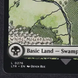 Plains & Swamp #272, 276 Full Art 2x Lands Lord of the Rings MTG Magic Gathering - Image 3