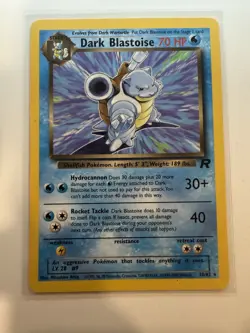 Pokemon TCG-Dark Blastoise 20/82 Team Rocket LP - Image 1