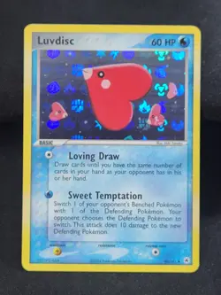 Pokemon TCG Luvdisc 40/101 Reverse Holo NM EX Hidden Legends - Image 1