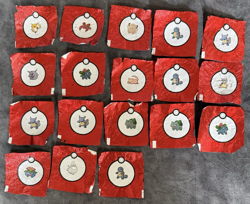 Pokemon Hershey Kisses Lot of (35) Wrapper Only Pokemon (18 extra duplicates) - Image 2