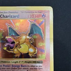 1999 Pokemon Shadowless Charizard #4 LP - Image 4