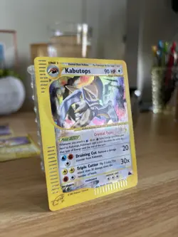 2003 Pokemon Crystal Kabutops 150/144 Skyridge Holo Secret Rare - LP Excellent - Image 2