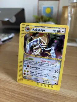 2003 Pokemon Crystal Kabutops 150/144 Skyridge Holo Secret Rare - LP Excellent - Image 3