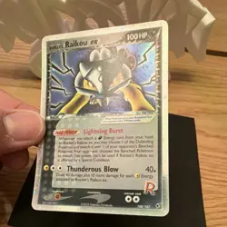 Nintendo Rocket's Raikou ex 108/107 Holo Secret Rare 100 HP - Image 5