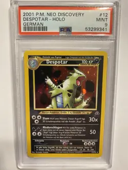 Pokemon TCG Tyranitar (Despotar) Holo Rare German #12/75 PSA 9 - Image 1