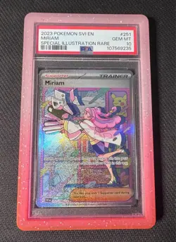 Pokemon Miriam 251 Scarlet & Violet PSA 10 GEM MINT - Image 1