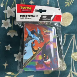 Pokemon Tcg Phantasmal Flames Mini Portfolio/Binder Holds 60 No Booster Pack - Image 1