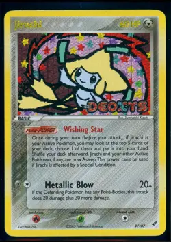 Pokemon EX DEOXYS - #9/107 Jirachi - Reverse Holo - ENG - Lightly Played - Image 1