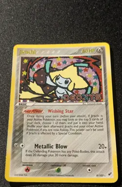 Pokemon EX DEOXYS - #9/107 Jirachi - Reverse Holo - ENG - Lightly Played - Image 4