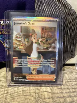 Pokemon TCG Jasmine's Gaze Full Art Holo Trainer Surging Sparks #245/191 - Image 1