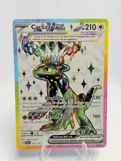 Cyclizar Ex 228/191 - Ultra Rare - Pokemon TCG - SV: Surging Sparks - NM - Image 1