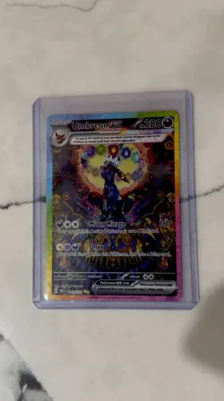 Pokemon Umbreon EX Prismatic Evolutions #161/131 Special Illustration Rare NM - Image 1