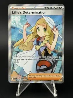 Pokemon Lillie's Determination 169/132 Me01: Mega Evolution Holo NM - Image 1
