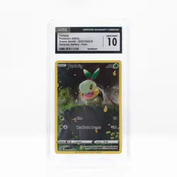 Pokemon Turtwig Holo #GG31 Galarian Gallery Crown Zenith - CGC 10 Gem Mint - Image 2