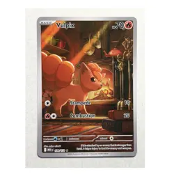 The Pokemon Company Pokemon TCG Vulpix 138/132 ME01 Full Art Holo Rare 2025 - Image 1