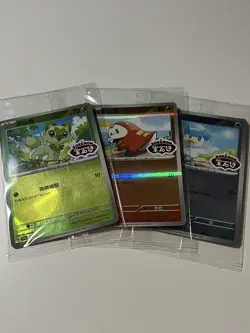 Pokemon Gem Pack Sealed Promo Set - Sprigatito Fuecoco & Quaxly 118/119/120 SV-P - Image 1