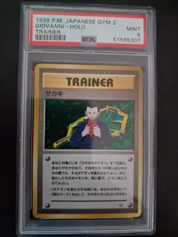 Pokemon- Giovanni- PSA 9 -From the Darkness - Japanese - Image 1