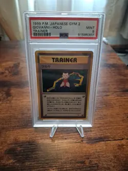 Pokemon- Giovanni- PSA 9 -From the Darkness - Japanese - Image 3
