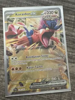 Pokemon TCG Koraidon ex - 120/162 Temporal Forces Double Rare NM - Image 1