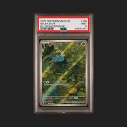 2023 POKEMON MEW EN-151 | ILLUSTRATION RARE BULBASAUR 166 PSA 9 - Image 1