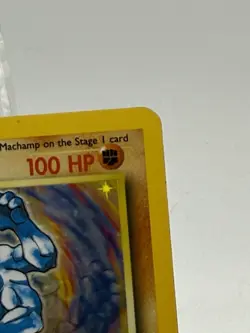 Pokemon Machamp 8/102 1st Edition Foil Rare MP - Image 3