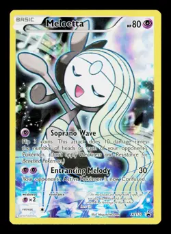 Pokemon TCG Meloetta XY120 Black Star Promo Holo - Image 1