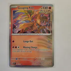 Pokemon TCG Gouging Fire 038/191 Sv08: Surging Sparks Holo Rare - Image 1