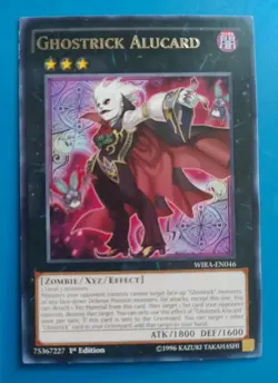 Lightly played Yugioh Ghostrick Alucard WIRA-EN046 Rare 1st Edition - Image 1