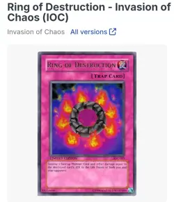 Ring of Destruction IOC-SE3 Invasion of Chaos Limited|Limited Edition - Image 1