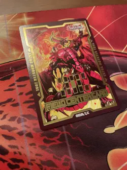 Yu-Gi-Oh! - “The Crimson King” - Blazing Dominion Playmat (BONUS Field Center!) - Image 2