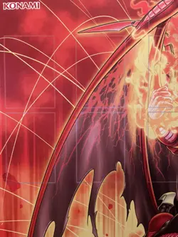 Yu-Gi-Oh! - “The Crimson King” - Blazing Dominion Playmat (BONUS Field Center!) - Image 3