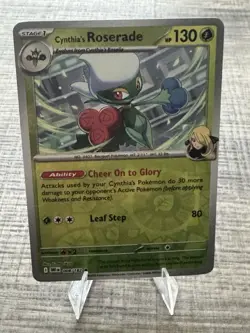 Pokemon - Cynthia's Roserade - 008/182 Sv10: Destined Rivals Reverse Holo Rare - Image 1